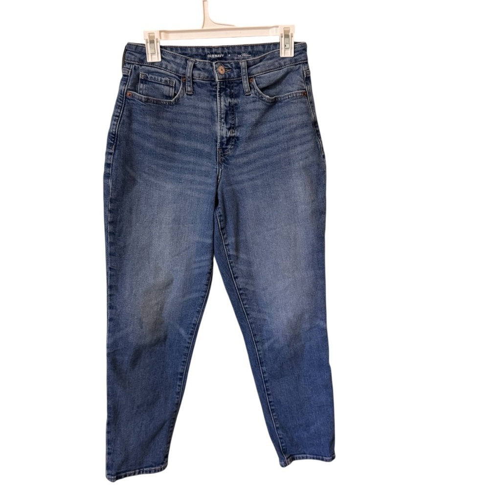 Old navy jeans size 8 curvy O.G straight